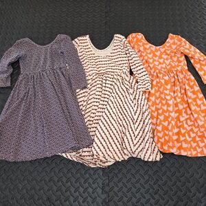 Alice + Ames Girls Size 6 Heart Ballet Twirl Dress Bundle Set of 3 Long Sleeve